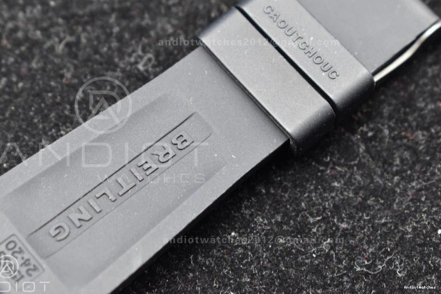 Yellow Automatic Best Edition Bezel Dial 44 1175 GoAnywhere Strap TF Black on Black Superocean A Rubber 1:1 0101